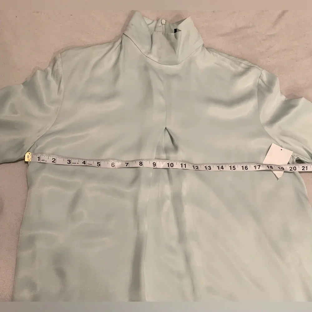 Sleeper Mint Green Party Shirt Dress Detachable Ostrich Feathers size Small NWT